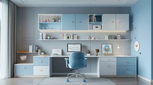 stylish adjustable office chair positioned against a minimalist white background in a modern workspace.
